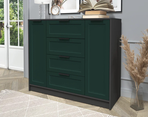 Изображение товара Тумба Интерлиния Концепт Тренд КТ-Т120 (антрацит/изумруд)