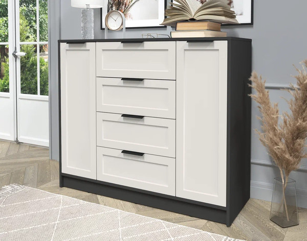 Изображение товара Тумба Интерлиния Концепт Тренд КТ-Т120 (антрацит/кашемир)