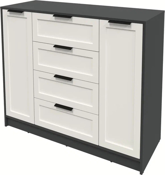 Изображение товара Тумба Интерлиния Концепт Тренд КТ-Т120 (антрацит/кашемир)