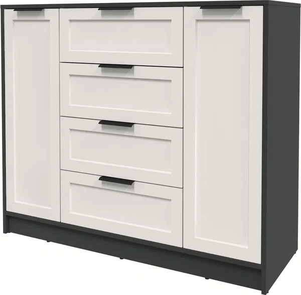 Изображение товара Тумба Интерлиния Концепт Тренд КТ-Т120 (антрацит/кашемир)