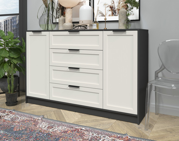 Изображение товара Тумба Интерлиния Концепт Тренд КТ-Т160 (антрацит/кашемир)