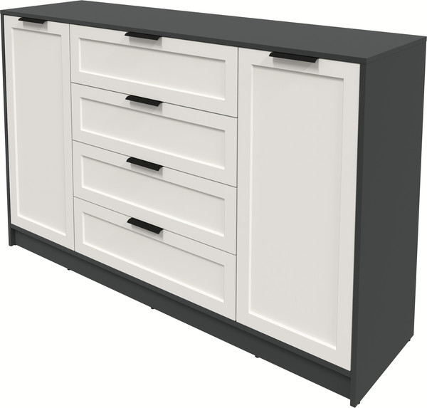 Изображение товара Тумба Интерлиния Концепт Тренд КТ-Т160 (антрацит/кашемир)