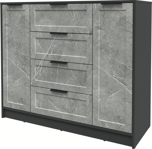 Изображение товара Тумба Интерлиния Концепт Тренд КТ-Т120 (антрацит/керамика)