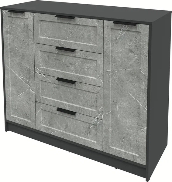 Изображение товара Тумба Интерлиния Концепт Тренд КТ-Т120 (антрацит/керамика)