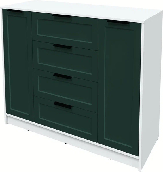 Изображение товара Тумба Интерлиния Концепт Тренд КТ-Т120 (белый платинум/изумруд)