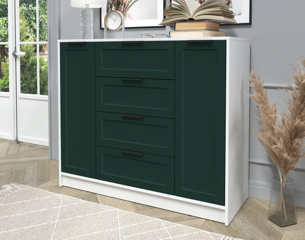 Изображение товара Тумба Интерлиния Концепт Тренд КТ-Т120 (белый платинум/изумруд)