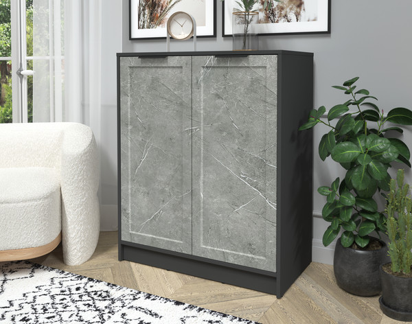 Изображение товара Тумба Интерлиния Концепт Тренд КТ-Т84 (антрацит/керамика)