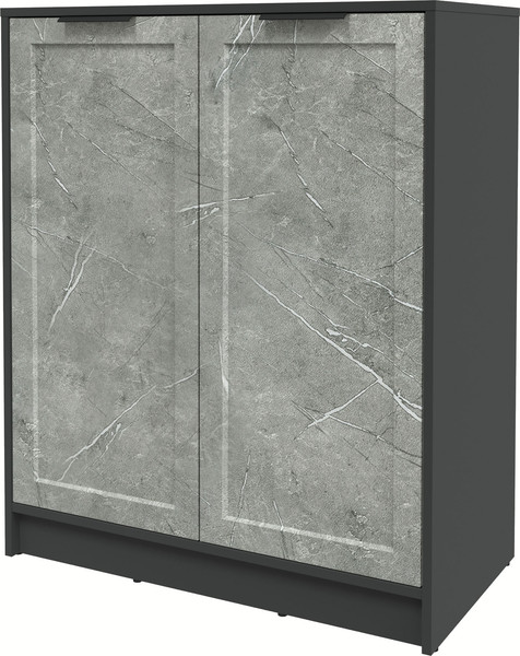 Изображение товара Тумба Интерлиния Концепт Тренд КТ-Т84 (антрацит/керамика)