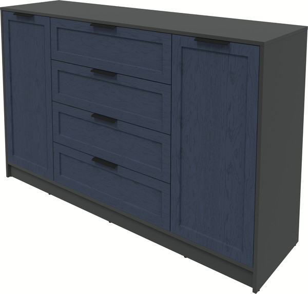 Изображение товара Тумба Интерлиния Концепт Тренд КТ-Т160 (антрацит/дуб королевский)