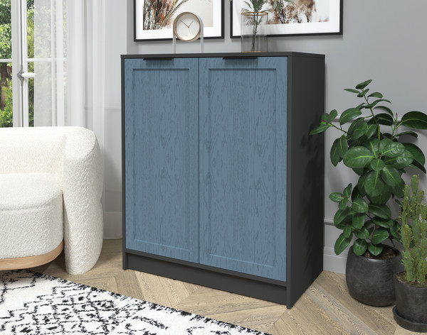 Изображение товара Тумба Интерлиния Концепт Тренд КТ-Т84 (антрацит/дуб лазурный)