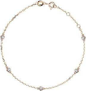 Изображение товара Браслет на ногу из красного золота 7 КАРАТ П51110-033К14 (24см)