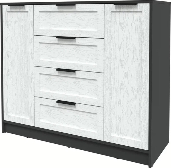 Изображение товара Тумба Интерлиния Концепт Тренд КТ-Т120 (антрацит/дуб полярный)