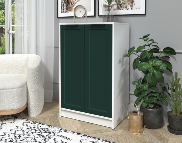 Изображение товара Тумба Интерлиния Концепт Тренд КТ-Т64 (белый платинум/изумруд)