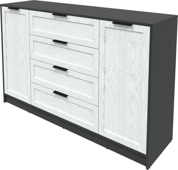 Изображение товара Тумба Интерлиния Концепт Тренд КТ-Т160 (антрацит/дуб полярный)