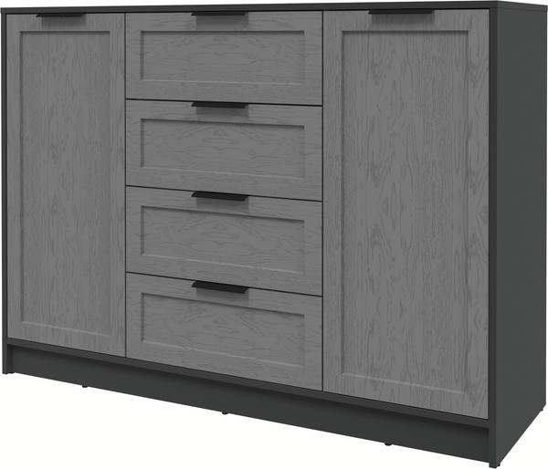 Изображение товара Тумба Интерлиния Концепт Тренд КТ-Т140 (антрацит/дуб серый)