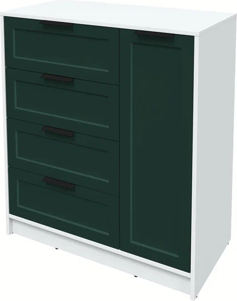 Изображение товара Тумба Интерлиния Концепт Тренд КТ-Т90 (белый платинум/изумруд)