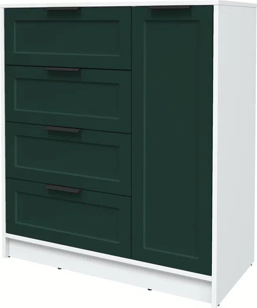 Изображение товара Тумба Интерлиния Концепт Тренд КТ-Т90 (белый платинум/изумруд)