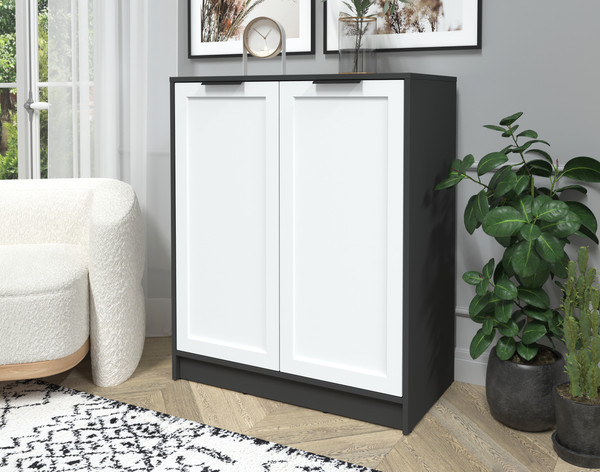 Изображение товара Тумба Интерлиния Концепт Тренд КТ-Т84 (антрацит/белый)