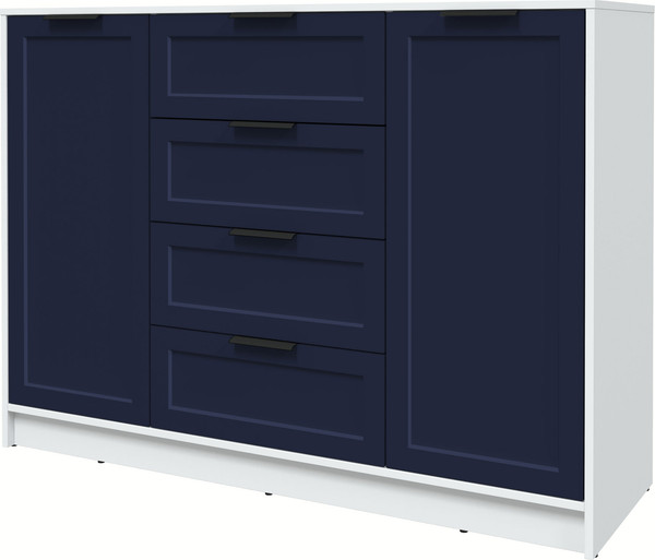 Изображение товара Тумба Интерлиния Концепт Тренд КТ-Т140 (белый платинум/индиго)