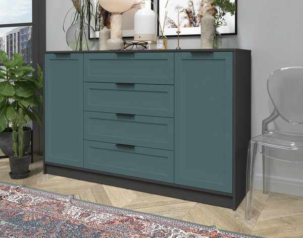 Изображение товара Тумба Интерлиния Концепт Тренд КТ-Т160 (антрацит/верде)