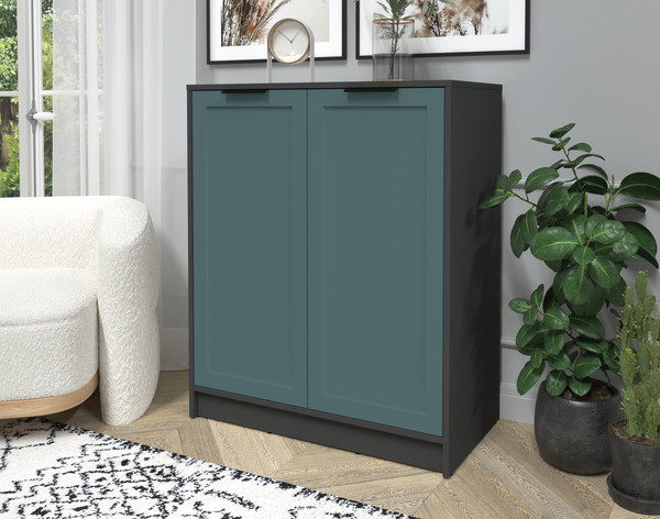 Изображение товара Тумба Интерлиния Концепт Тренд КТ-Т84 (антрацит/верде)