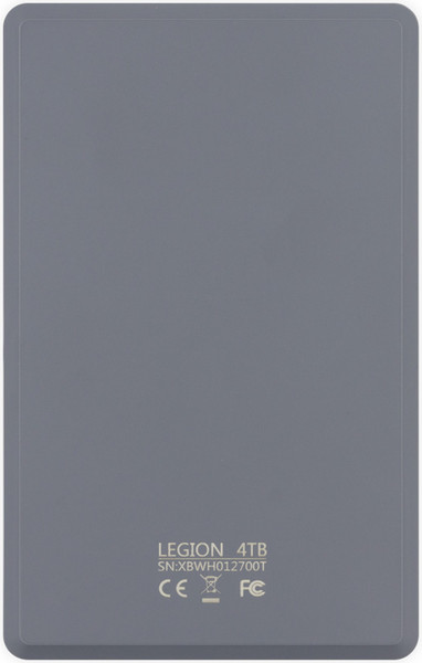 Изображение товара Внешний жесткий диск Mirex Legion Silverace 4TB USB 3.0 / 13630-UHDLES40 (серебристый)