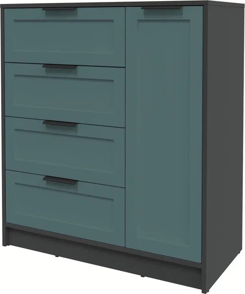 Изображение товара Тумба Интерлиния Концепт Тренд КТ-Т90 (антрацит/верде)