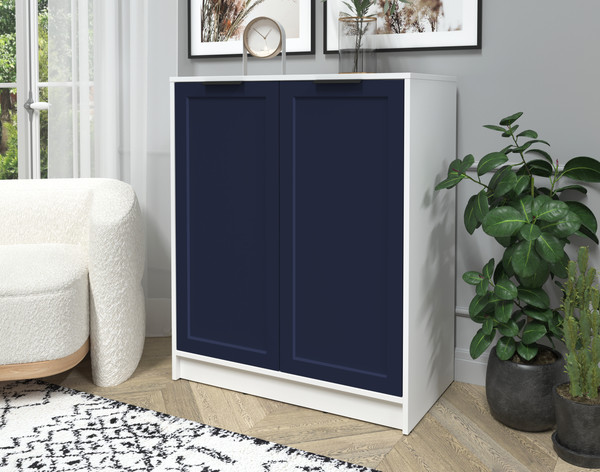 Изображение товара Тумба Интерлиния Концепт Тренд КТ-Т84 (белый платинум/индиго)