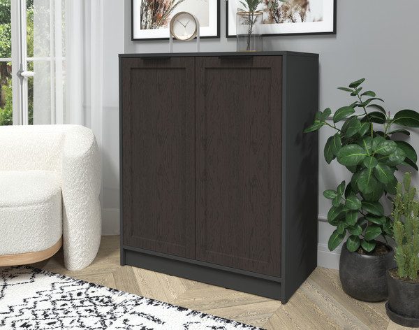 Изображение товара Тумба Интерлиния Концепт Тренд КТ-Т84 (антрацит/дуб английский)