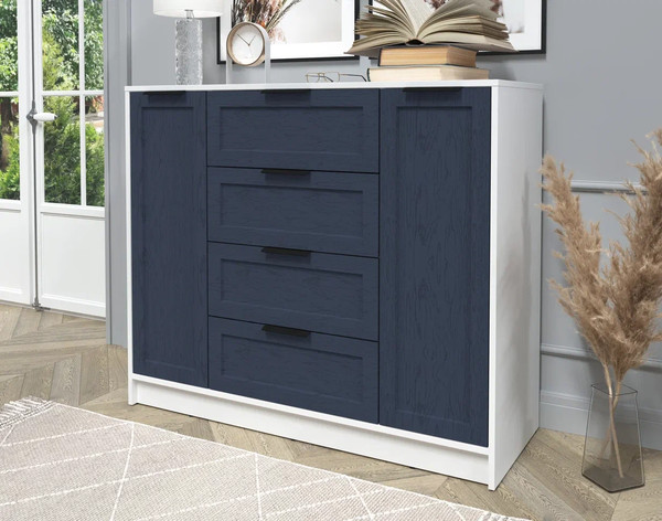 Изображение товара Тумба Интерлиния Концепт Тренд КТ-Т120 (белый платинум/дуб королевский)