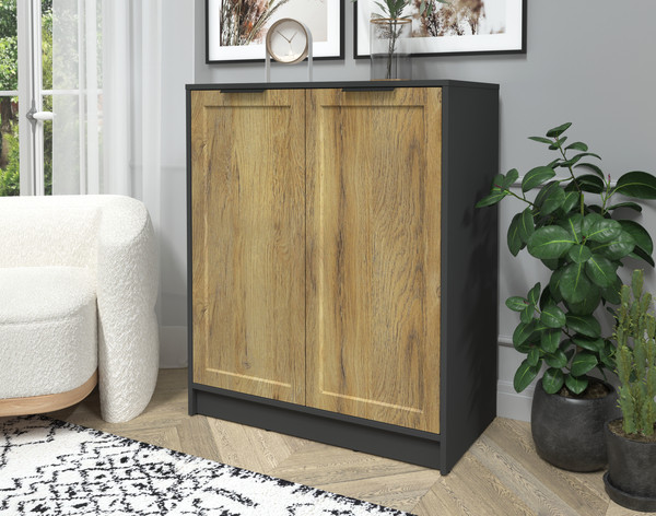 Изображение товара Тумба Интерлиния Концепт Тренд КТ-Т84 (антрацит/дуб вотан)