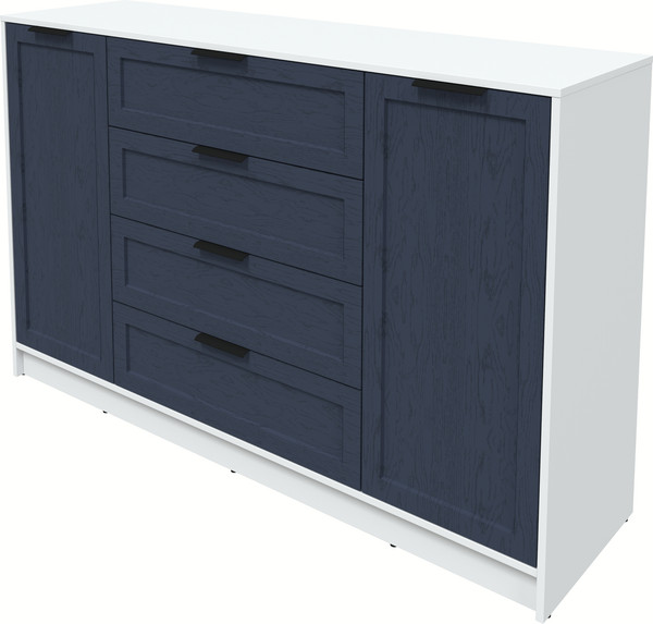 Изображение товара Тумба Интерлиния Концепт Тренд КТ-Т160 (белый платинум/дуб королевский)