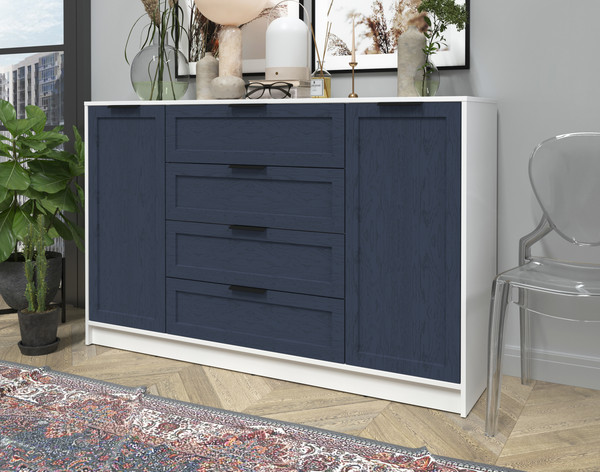 Изображение товара Тумба Интерлиния Концепт Тренд КТ-Т160 (белый платинум/дуб королевский)