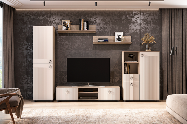 Изображение товара Полка Mio Tesoro Вудхилл навесная (эндгрейн)