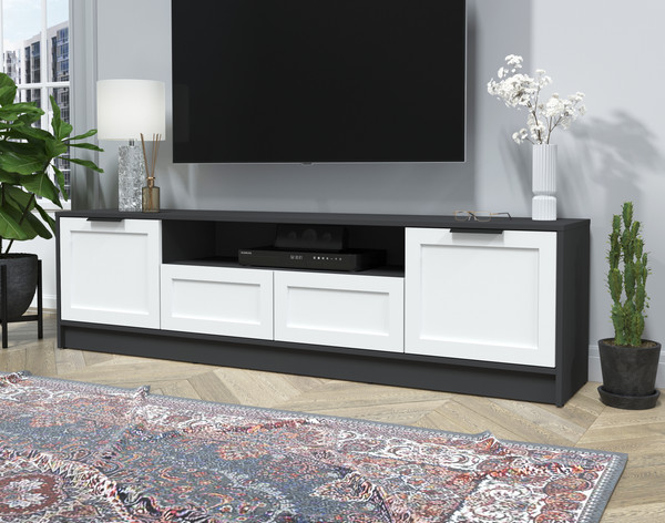 Изображение товара Тумба Интерлиния ТВ Концепт Тренд КТ-ТВ4-50 (антрацит/белый)