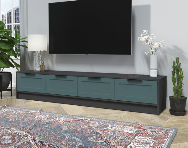 Изображение товара Тумба Интерлиния ТВ Концепт Тренд КТ-ТВ4-35 (антрацит/верде)