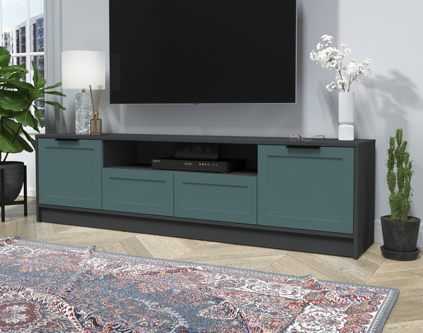 Изображение товара Тумба Интерлиния ТВ Концепт Тренд КТ-ТВ4-50 (антрацит/верде)