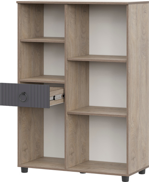 Изображение товара Тумба Mio Tesoro Вудхилл (эндгрейн/графит)