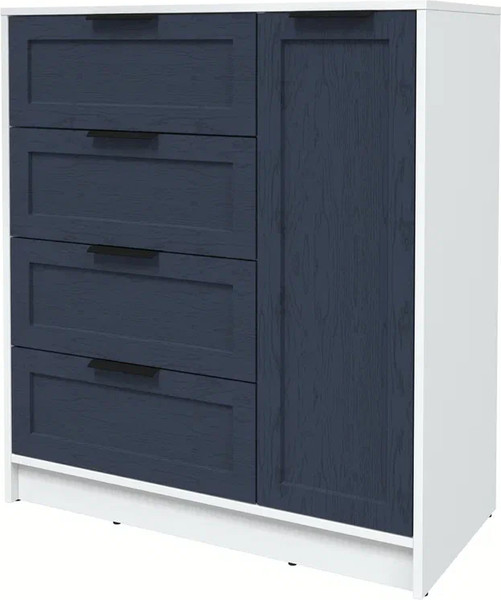 Изображение товара Тумба Интерлиния Концепт Тренд КТ-Т90 (белый платинум/дуб королевский)