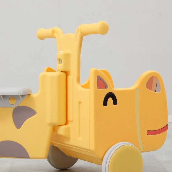 Изображение товара Каталка детская UNIX Kids Hippo Yellow / ptscar68yel