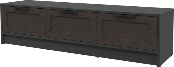 Изображение товара Тумба Интерлиния ТВ Концепт Тренд КТ-ТВ3-35 (антрацит/дуб английский)
