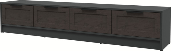 Изображение товара Тумба Интерлиния ТВ Концепт Тренд КТ-ТВ4-35 (антрацит/дуб английский)