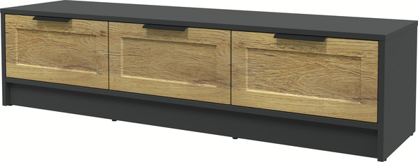 Изображение товара Тумба Интерлиния ТВ Концепт Тренд КТ-ТВ3-35 (антрацит/дуб вотан)