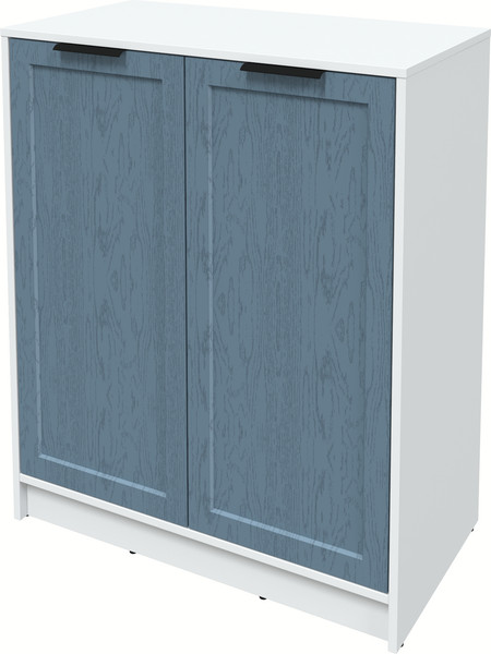 Изображение товара Тумба Интерлиния Концепт Тренд КТ-Т84 (белый платинум/дуб лазурный)