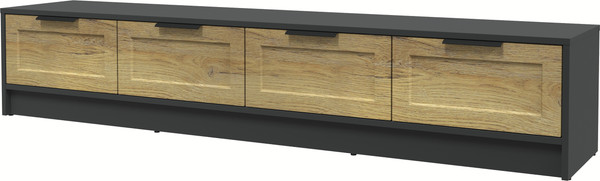 Изображение товара Тумба Интерлиния ТВ Концепт Тренд КТ-ТВ4-35 (антрацит/дуб вотан)