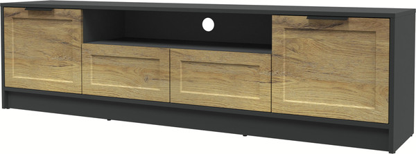 Изображение товара Тумба Интерлиния ТВ Концепт Тренд КТ-ТВ4-50 (антрацит/дуб вотан)