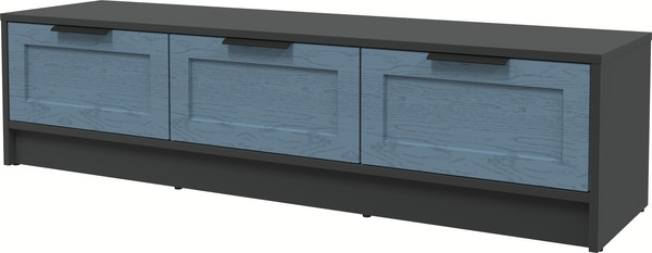 Изображение товара Тумба Интерлиния ТВ Концепт Тренд КТ-ТВ3-35 (антрацит/дуб лазурный)