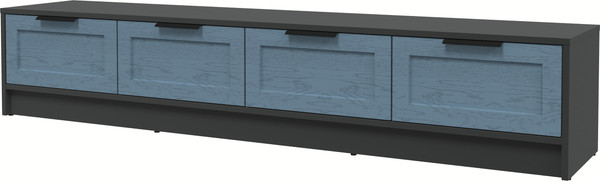 Изображение товара Тумба Интерлиния ТВ Концепт Тренд КТ-ТВ4-35 (антрацит/дуб лазурный)