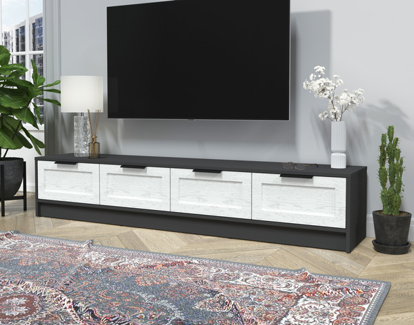 Изображение товара Тумба Интерлиния ТВ Концепт Тренд КТ-ТВ4-35 (антрацит/дуб полярный)