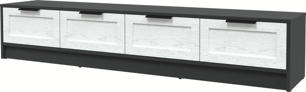 Изображение товара Тумба Интерлиния ТВ Концепт Тренд КТ-ТВ4-35 (антрацит/дуб полярный)